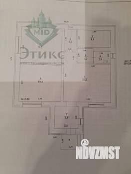 Дом 95м², 1-этажный, участок 9 сот.