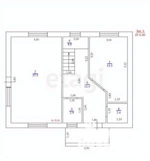 Дом 130м², 2-этажный, участок 4 сот.