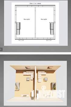 Коттедж 180м², 2-этажный, участок 3 сот.