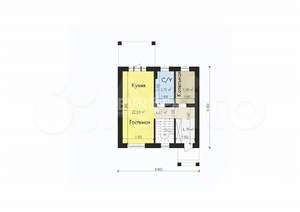 Дом 110м², 2-этажный, участок 2 сот.  