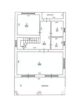 Дом 148м&sup2;, 2-этажный, участок 6 сот.  