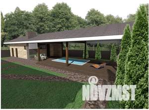 Коттедж 205м&sup2;, 1-этажный, участок 11 сот.  