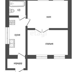 Дом 39м², 1-этажный, участок 6 сот.  