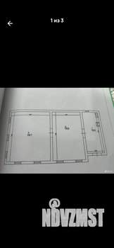 Дом 60м&sup2;, 1-этажный, участок 6 сот.  