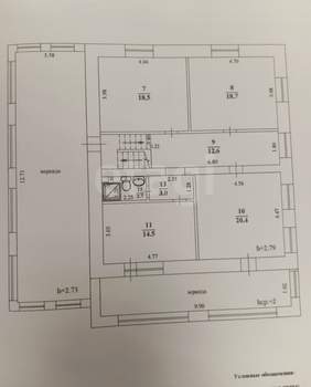 Дом 300м&sup2;, 2-этажный, участок 8 сот.  