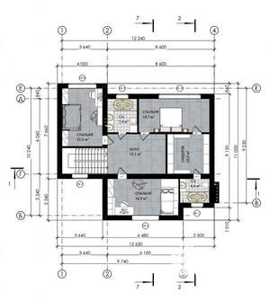 Дом 300м², 2-этажный, участок 7 сот.  