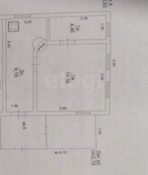Дом 47м&sup2;, 2-этажный, участок 2 сот.  