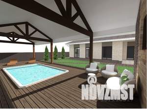 Коттедж 205м&sup2;, 1-этажный, участок 11 сот.  