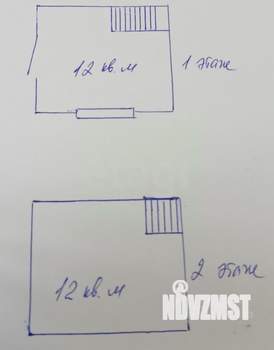 Дача 12м², 2-этажный, участок 4 сот.  