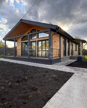 Дом 90м&sup2;, 1-этажный, участок 550 сот.  