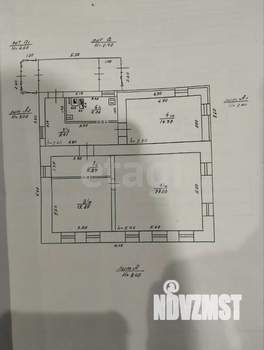 Дом 76м&sup2;, 1-этажный, участок 16 сот.  