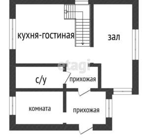 Дом 80м², 2-этажный, участок 6 сот.  