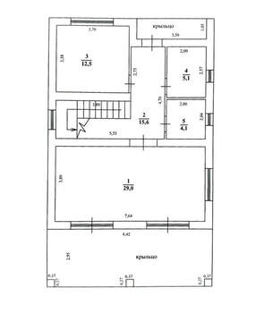 Дом 148м², 2-этажный, участок 6 сот.  