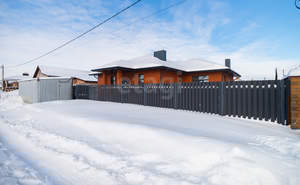 Дом 120м&sup2;, 1-этажный, участок 9 сот.  