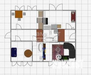 Коттедж 348м&sup2;, 2-этажный, участок 6 сот.  