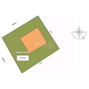 Дом 106м², 1-этажный, участок 5 сот.  