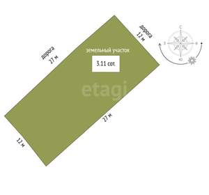 Дом 142м&sup2;, 2-этажный, участок 3 сот.  