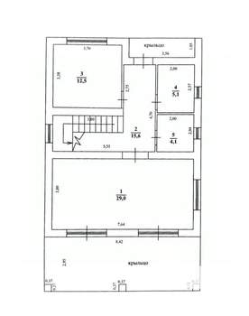Дом 148м&sup2;, 2-этажный, участок 6 сот.  