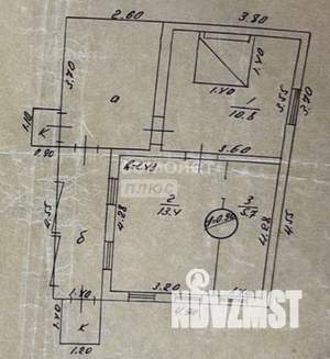 Дом 55м², 1-этажный, участок 5 сот.  