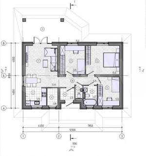Дом 86м&sup2;, 1-этажный, участок 6 сот.  