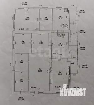 Дом 119м&sup2;, 1-этажный, участок 10 сот.  