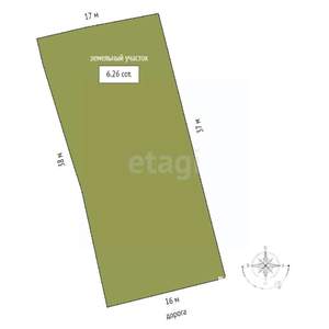 Дом 56м&sup2;, 2-этажный, участок 3 сот.  