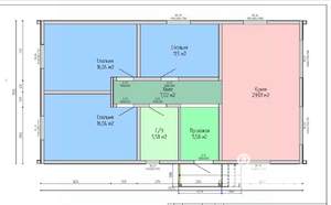 Дом 103м&sup2;, 1-этажный, участок 5 сот.  