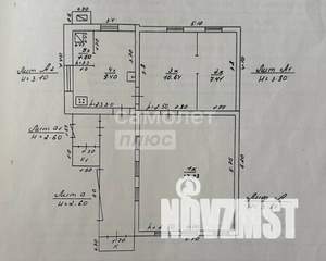 Дом 101м&sup2;, 1-этажный, участок 3 сот.  
