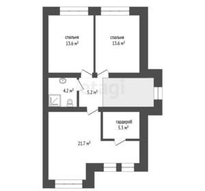 Дом 142м&sup2;, 2-этажный, участок 3 сот.  