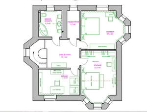 Дом 238м&sup2;, 2-этажный, участок 6 сот.  