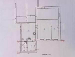Дом 59м&sup2;, 1-этажный, участок 4 сот.  