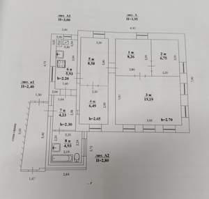 Дом 62м², 1-этажный, участок 4 сот.  