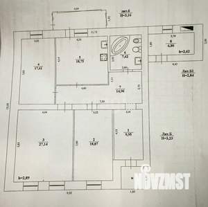 Дом 122м&sup2;, 1-этажный, участок 5 сот.  