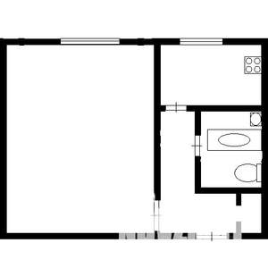 1-к квартира, на длительный срок, 31м2, 5/9 этаж