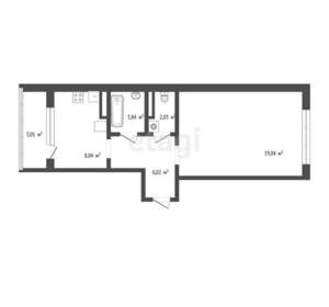 1-к квартира, на длительный срок, 39м2, 6/9 этаж