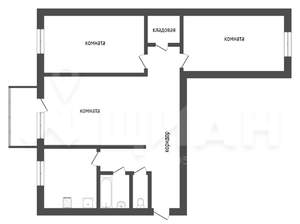 3-к квартира, на длительный срок, 60м2, 2/5 этаж