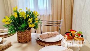 1-к квартира, посуточно, 46м2, 1/1 этаж