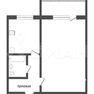 1-к квартира, на длительный срок, 22м2, 2/9 этаж