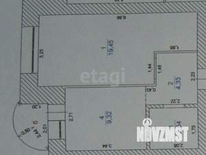 1-к квартира, на длительный срок, 37м2, 2/10 этаж