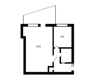 1-к квартира, на длительный срок, 35м2, 7/9 этаж