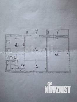 2-к квартира, на длительный срок, 55м2, 8/9 этаж