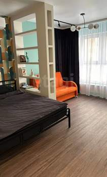 Студия квартира, на длительный срок, 39м2, 17/25 этаж