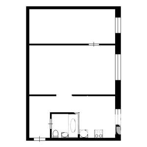 2-к квартира, на длительный срок, 45м2, 4/5 этаж