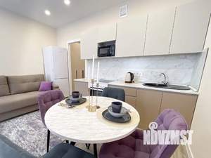 Студия квартира, посуточно, 35м2, 19/24 этаж