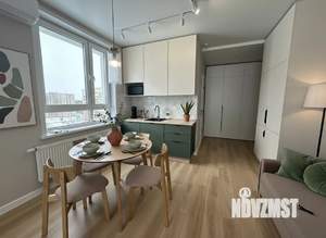 Студия квартира, посуточно, 33м2, 7/24 этаж