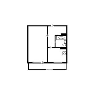 1-к квартира, на длительный срок, 36м2, 5/9 этаж
