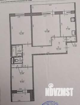 3-к квартира, на длительный срок, 65м2, 4/9 этаж