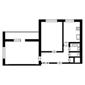 2-к квартира, на длительный срок, 56м2, 5/6 этаж