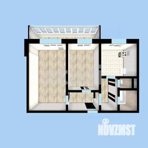 2-к квартира, на длительный срок, 53м2, 1/9 этаж