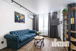 Студия квартира, посуточно, 42м2, 8/24 этаж